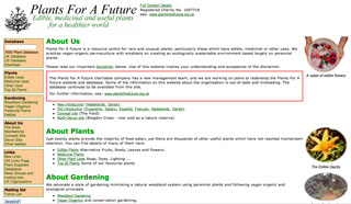 PFAF old website design