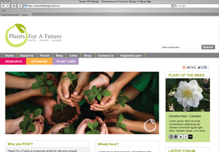 PFAF new website design